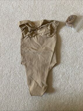 Skims Strapless Beige Bodysuit